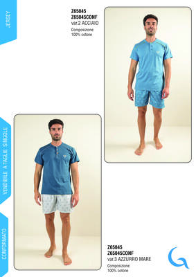 PIGIAMA UOMO M/M Z65045 Tellini S.r.l. Ingrosso Abbigliamento